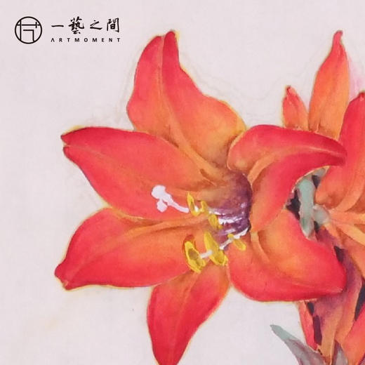 叶泉 两平尺竖屏 花鸟画原作 34x68CM 《鸿运当头》《月月富贵》手绘纸本宣纸国画作品 本期直播特供2张，优惠售完即止！[现货包邮] 商品图3