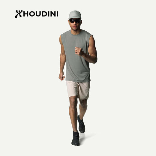 HOUDINI胡丁尼 Pace Air Tank 空速 男款户外透气轻量速干无袖背心860021 商品图4