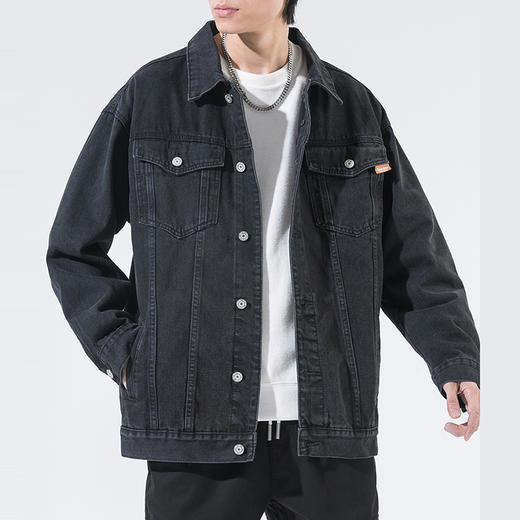 【新款DYG】大依优型大码牛仔外套新款牛仔衣青年百搭上衣潮款加肥加大胖子 商品图2