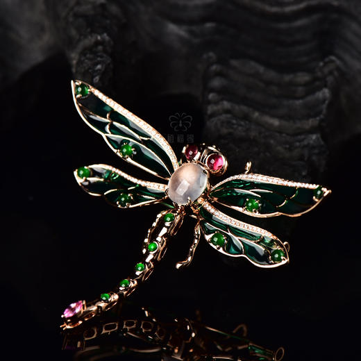 【腾飞】空窗珐琅蜻蜓胸针-XZ12311027 商品图0