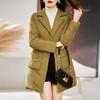 羽绒服女秋冬2023新款轻薄小个子中长白鸭绒时间气质显瘦棉袄外套 商品缩略图3