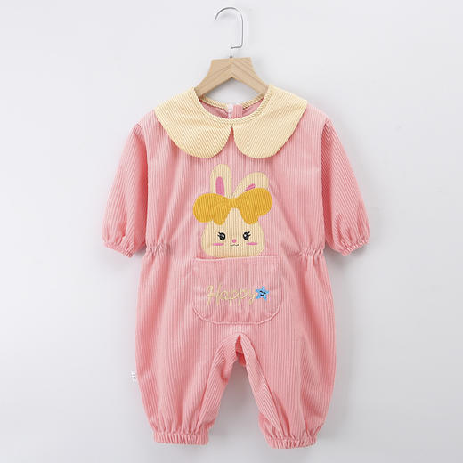 【柔软舒适，给宝贝贴心守护！】宝宝连体爬服罩衣秋冬婴儿爬爬衣，儿童一体爬行服防水防脏连体哈衣，为宝宝带来更好的护理和保护！ 商品图5