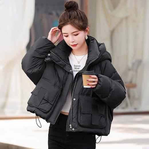羽绒服女冬季2023新小个子显瘦气质时尚泡芙感羽绒服短款外套 商品图1