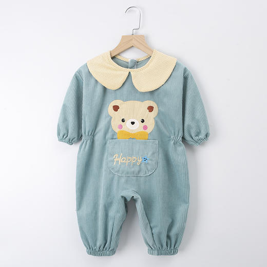 【柔软舒适，给宝贝贴心守护！】宝宝连体爬服罩衣秋冬婴儿爬爬衣，儿童一体爬行服防水防脏连体哈衣，为宝宝带来更好的护理和保护！ 商品图2