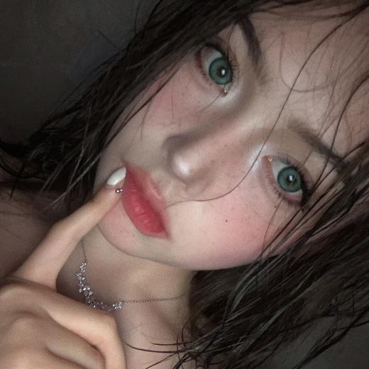 pfgirlcon 半年抛 绿玛瑙 直径14.5mm着色13.95mm 商品图1