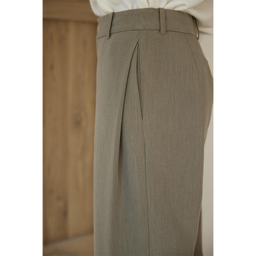 HeyDress宽松阔腿裤女春季高腰直筒休闲裤百搭通勤西装裤萝卜裤子 商品图2