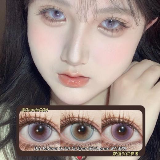 Woolilens半年抛·狂想曲&变形记&粉红回忆·14.2mm(着色参考13.3mm) 0-800度(无525/575) 非离子·(建议佩戴3-4个月左右更换) 商品图0