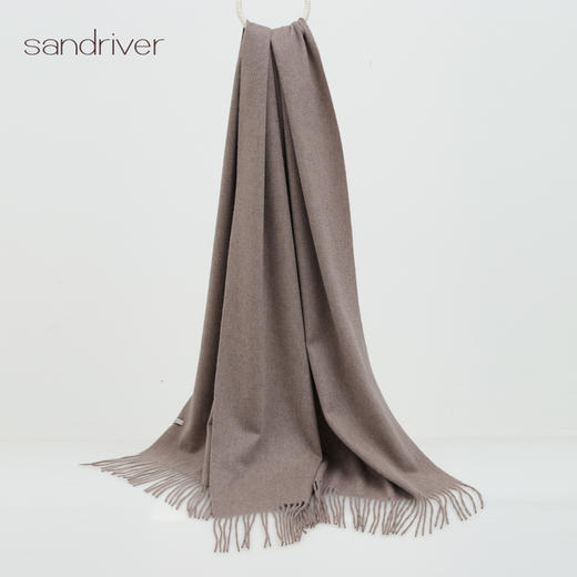 羊绒纯色长款围巾SJF95P599W 商品图6