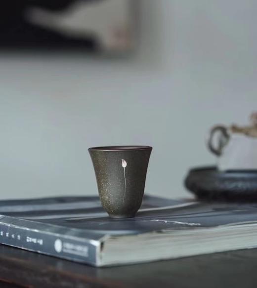 【青山特惠】宜兴原矿 『听雨』天青泥紫砂杯  60cc 商品图0