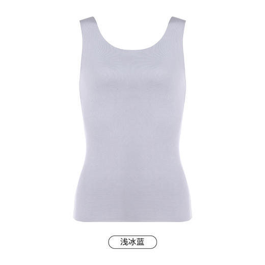 都市丽人宽肩背心女人棉细罗纹背心无罩杯无钢圈无排扣LV4AA1 商品图7