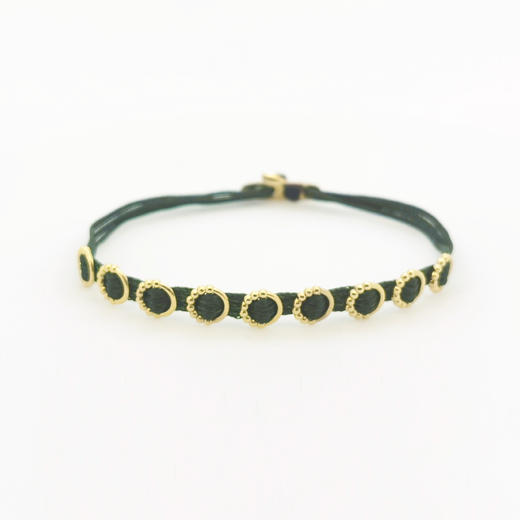 北京仓｜CHRISTIANA KAFA-Ava-墨绿色 手链［希腊设计师］ 商品图0