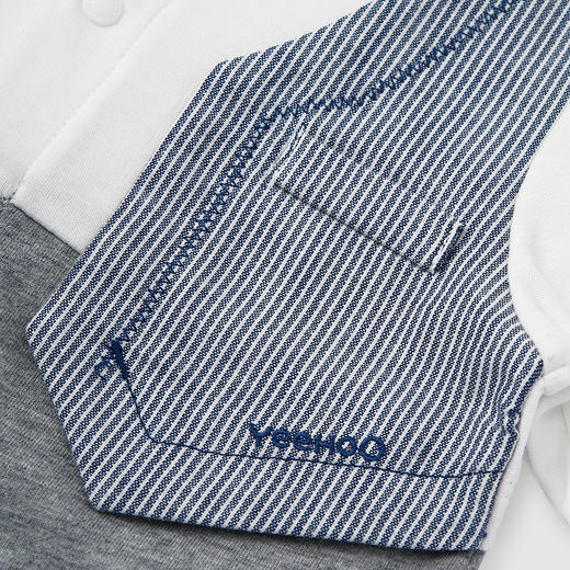 英氏男宝宝连体衣春秋款爬服春季2024婴儿衣服外出服YRHAJ1Q173A 商品图2