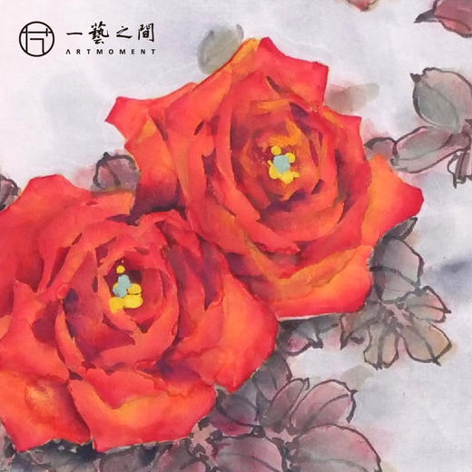 叶泉 两平尺竖屏 花鸟画原作 34x68CM 《鸿运当头》《月月富贵》手绘纸本宣纸国画作品 本期直播特供2张，优惠售完即止！[现货包邮] 商品图6