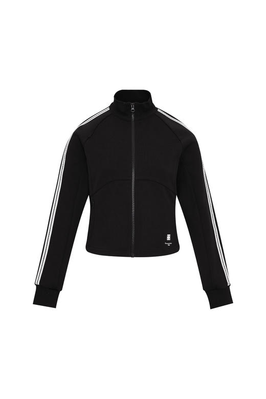 oneup双面短款蕾丝贴条长袖外套 商品图6