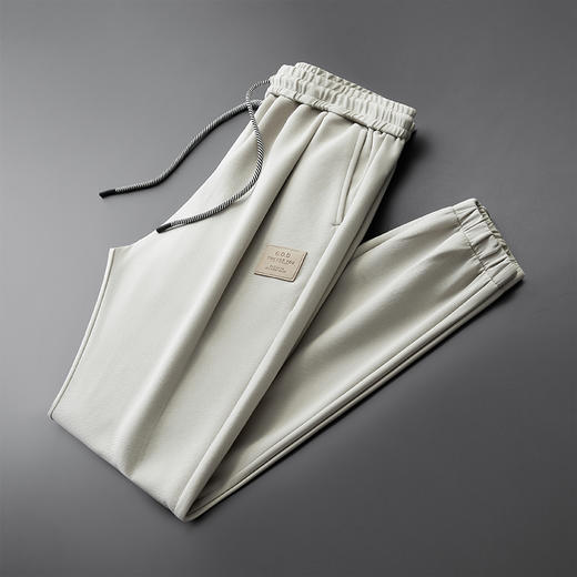 【新款DDP】大依优型大码休闲裤束脚运动裤弹力松紧腰弹力加肥加大宽松大码男士长裤 商品图2