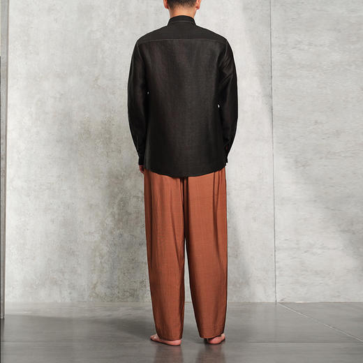 TANGY Collection天意精品2024春季新品中国风大气时尚立领衬衫 N241014 商品图2