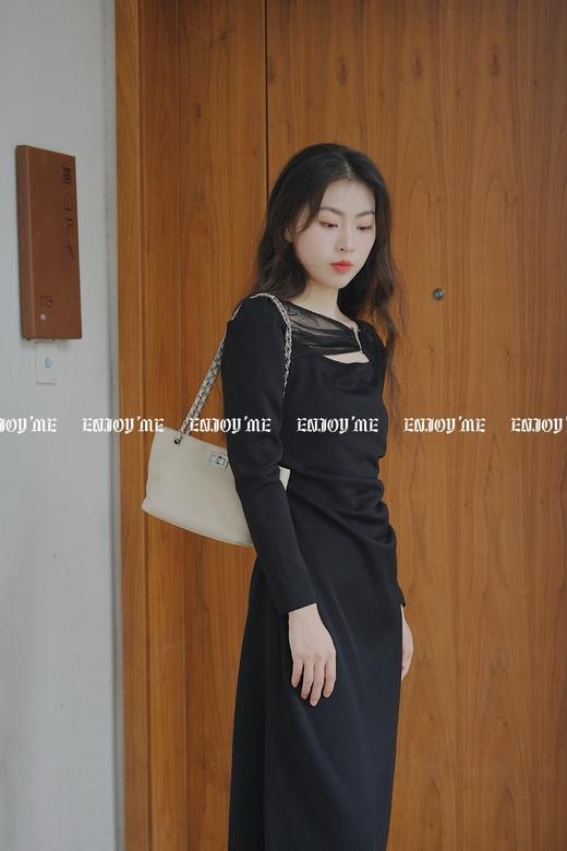 【门店同款】ENJOY秋季极致女人网纱连衣裙 154446953 商品图3