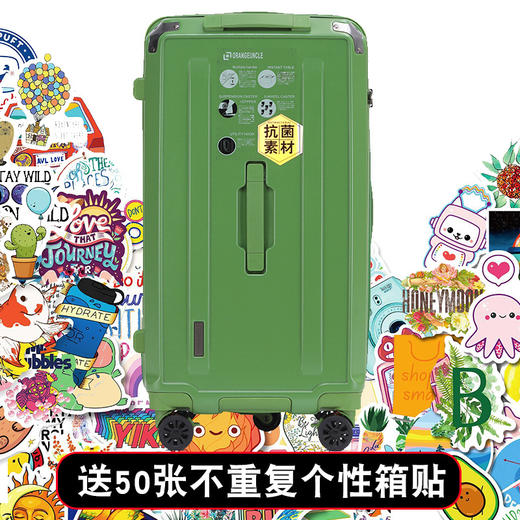 【超大容量！密码行李箱】密码行李箱男大容量静音万向轮加厚拉链拉杆箱女皮箱28寸，不仅容量宽敞，而且轮子静音顺滑，让你在旅行中享受无拘无束的自由。 商品图4