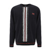 BURBERRY 巴宝莉 男士TB专属标识条纹印花棉质运动针织衫 黑色 8026939 A1189 商品缩略图0