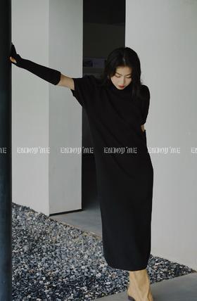 【门店同款】ENJOY冬季法式长款针织连衣裙 154592731