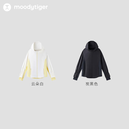 【专属】moodytiger24年春新女童长袖运动休闲跑步外套运动连帽外套41210402 商品图4