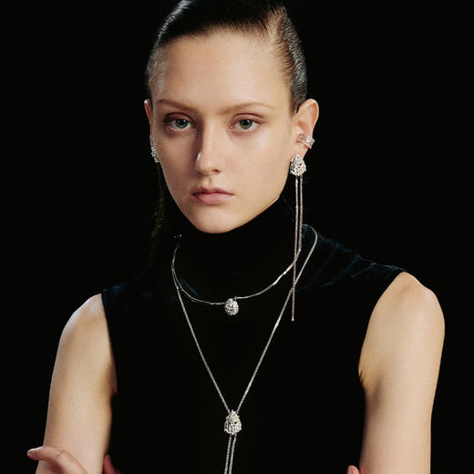 ATELIERSÓ 24SS KARAT 系列-水滴克拉流苏耳环 商品图4