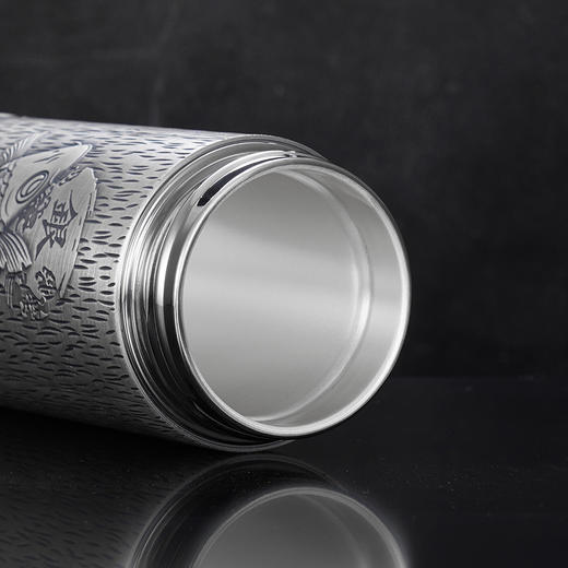 子佩集S999银【鱼游濠水】杯摆件【DLBJB030】纯银内胆泡茶杯2401 商品图5