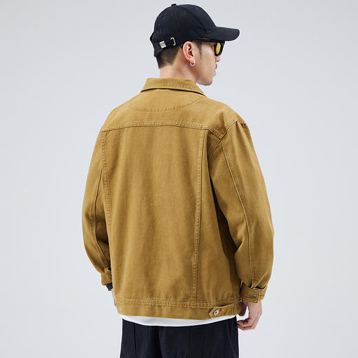 【Q】【新款DQ】大依优型大码牛仔外套新款牛仔衣青年百搭上衣潮款加肥加大胖子 商品图2