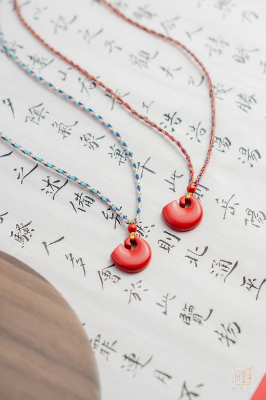 三生石“朱”事顺意  吉“象”一生项链 商品图3
