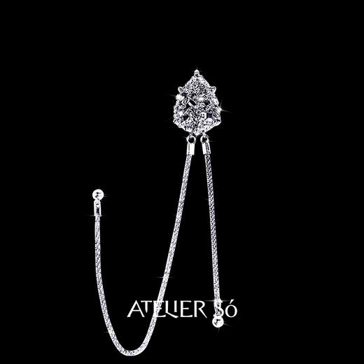 ATELIERSÓ 24SS KARAT 系列-水滴克拉流苏耳环 商品图0