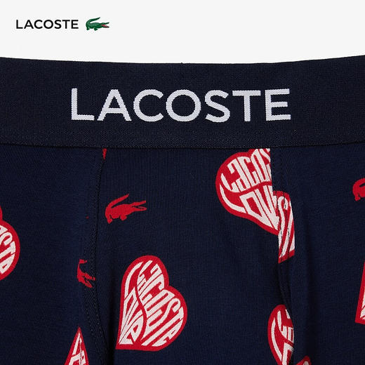 Lacoste法国鳄鱼男士新款时尚舒适居家平角内裤/5H0872-10 商品图2