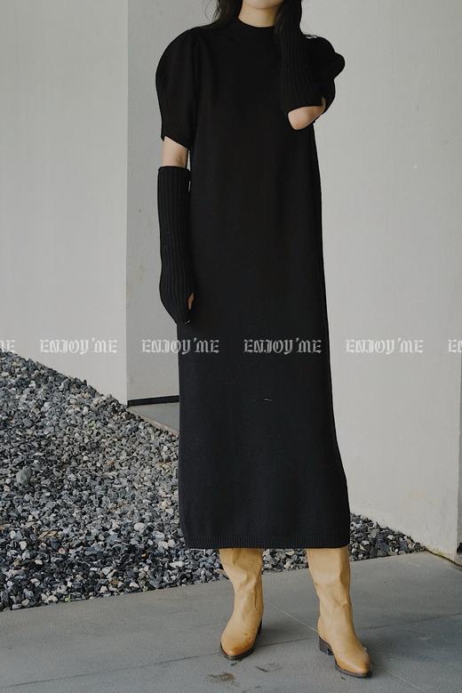 【门店同款】ENJOY冬季法式长款针织连衣裙 154592731 商品图2