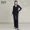 IWY/新中式藏青色西装套装女新款国风职业装高端西服外套FYCP075 商品缩略图3