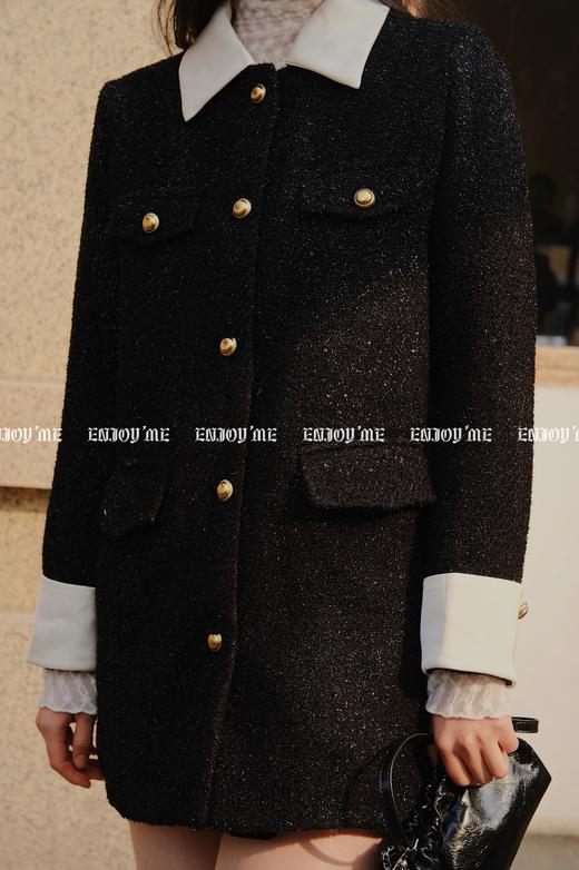 【门店同款】ENJOY冬季法式亮丝中长款羽绒外套 155610524 商品图2