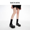 lost in echo2024春季新款设计师品牌大圆头扣饰厚底增高穆勒鞋女 商品缩略图3