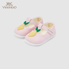 英氏儿童鞋女宝宝休闲皮鞋春夏外出牛皮鞋百搭皮鞋YFXHJ2Q007A