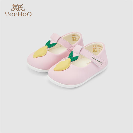 英氏儿童鞋女宝宝休闲皮鞋春夏外出牛皮鞋百搭皮鞋YFXHJ2Q007A 商品图0