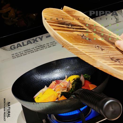 [屁侠推荐]质保三年 正宗章丘手工铁锅  无涂层鱼鳞平底锅/炒锅 章丘当地发货 无涂层不粘锅 商品图0