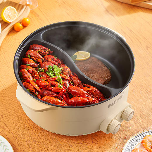 【NERF 拉尔弗电器】鸳鸯电火锅-HQL-Y07B 商品图2