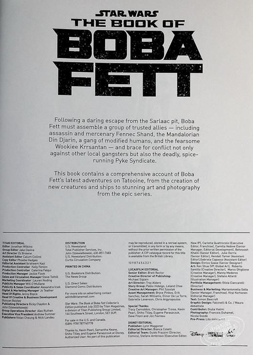 预售 【中商原版】星球大战 波巴 费特之书 Star Wars The Book of Boba Fett 英文原版 Titan Magazines 星战 幕后花絮 商品图3