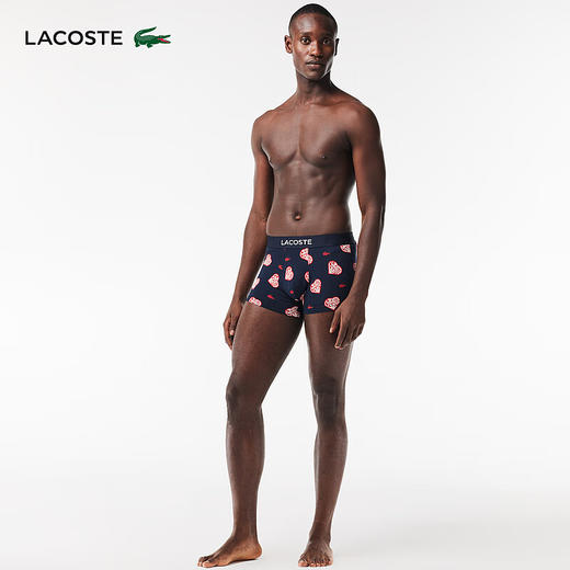 Lacoste法国鳄鱼男士新款时尚舒适居家平角内裤/5H0872-10 商品图0
