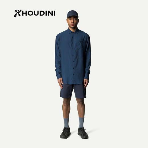HOUDINI胡丁尼  Tree Longsleeve Shirt 树 男款户外速干长袖衬衫860008 商品图3