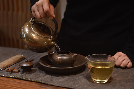 大理鹤庆木纹金煮水银壶 商品图5