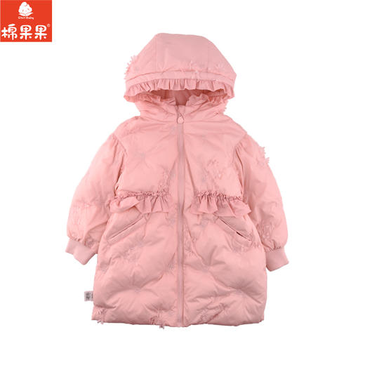棉果果春季新品女童中长款羽绒服M522102923645 商品图1