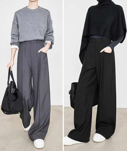 【高品质私服】【t*erow奢牌加厚全羊毛百搭直筒裤】周二（10.14）上午10点开始 轻松潇洒造型，360°藏肉显瘦显腿长，百搭不挑人【无标出货 介意慎拍】 商品图0