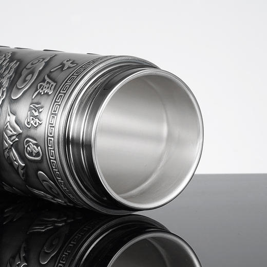 子佩集S999银【大展宏图】杯摆件【DLBJB029-150】纯银内胆泡茶杯2401 商品图4