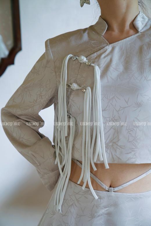 【门店同款】秋季新中式竹叶暗纹套装 154099533 商品图3