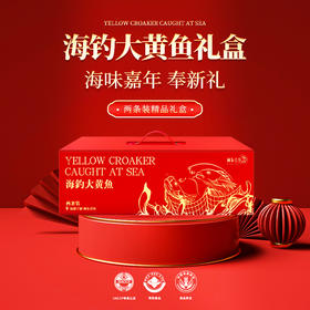 沈爷的宝贝 年货 闽东壹鱼海钓大黄鱼礼盒  1.8~2斤/条 1.2~1.4斤/条*2条 两规格可选