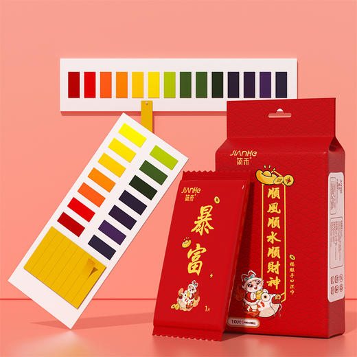 【珍珠纹AB面❗️新年限定款湿纸巾】马年特别款，珍珠纹AB面，布一样的洁净力❗️财暴富手口湿巾独立装婴儿宝宝成人加大加厚湿巾纸 商品图2