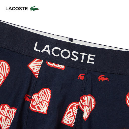 Lacoste法国鳄鱼男士新款时尚舒适居家平角内裤/5H0872-10 商品图1